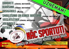 Nāc sportot Limbažu un Salacgrīvas novadu sporta skolā!