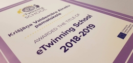 Ainažu pamatskolai piešķir “eTwinning Skola” statusu