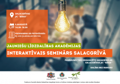 Jauniešu līdzdalības akadēmijas interaktīvais seminārs