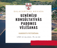 Aicinām pieteikties Salacgrīvas novada uzņēmēju konsultatīvajā padomē!