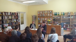 Gundega Repše Salacgrīvas novada bibliotēkā