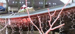 Ziemassvētku ciematiņš Salacgrīvā (video)