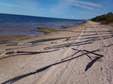 Par izskalotajām jūras siltuma kontūrām