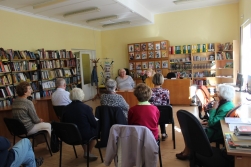 Laura Vinogradova viesojas Salacgrīvas novada bibliotēkā!