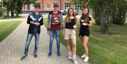 Salacgrīvas vidusskolas jaunieši - Baltijas jūras projekta vasaras skolā