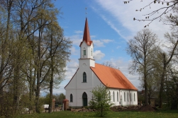 Lielsalacas luterāņu baznīcas teritorijas labiekārtošanas darbi