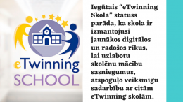 Ainažu pamatskolai otro reizi piešķirts “eTwinning Skola” statuss